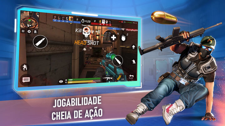 FREE FIRE JOGO DE TIRO ONLINE ANDROID 2018 