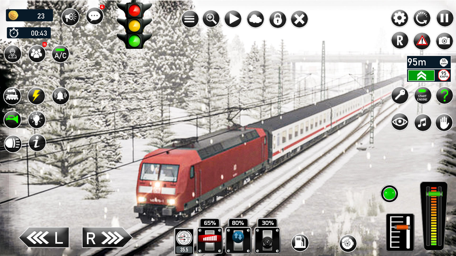 Screenshot of Railway Train Game Simulator