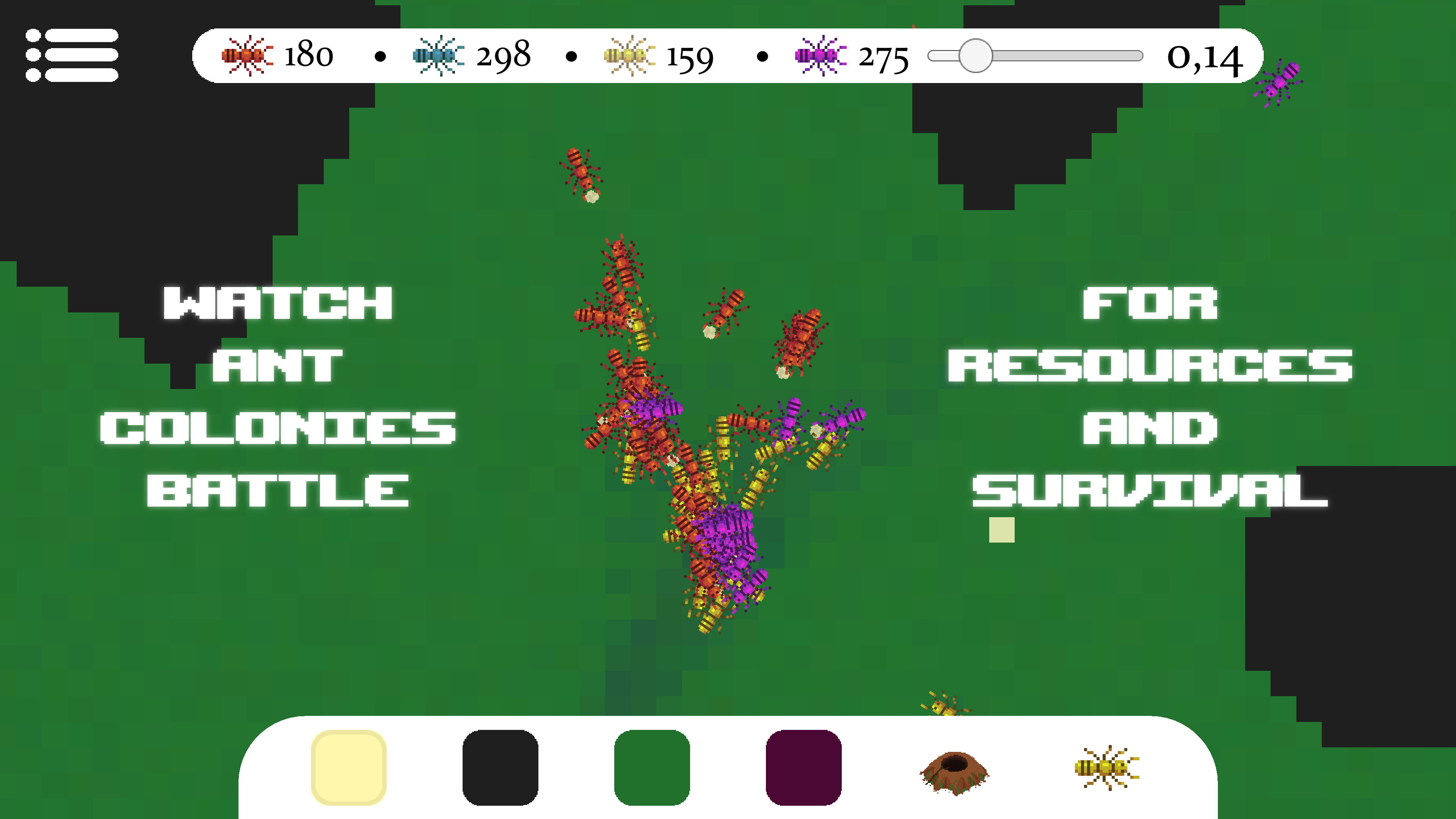 Screenshot of Ants Simulator 2: Total War