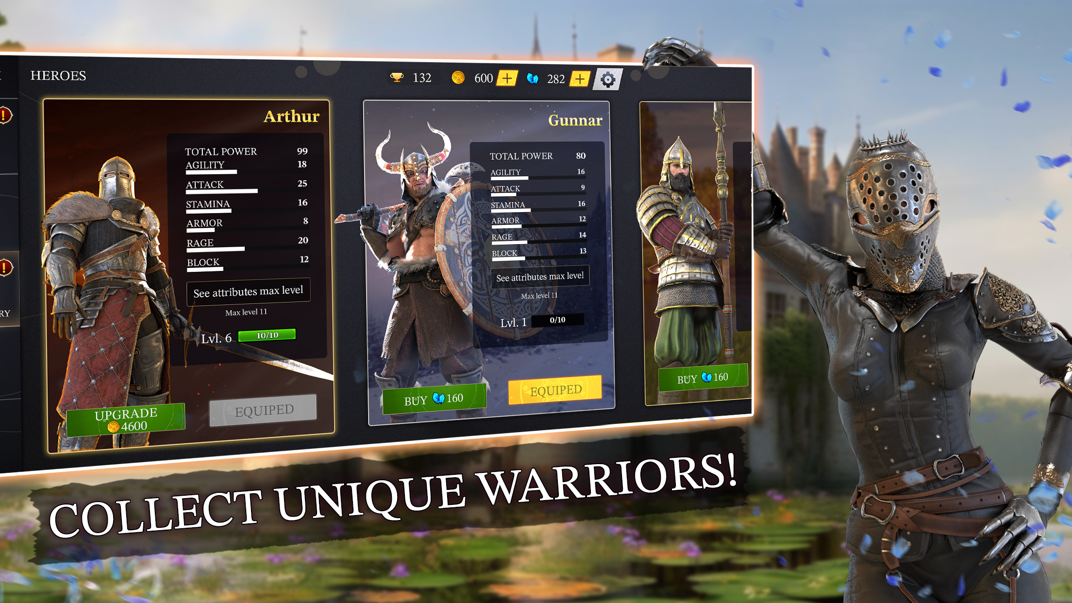 Rage of Blades - PvP Arena Game Screenshot