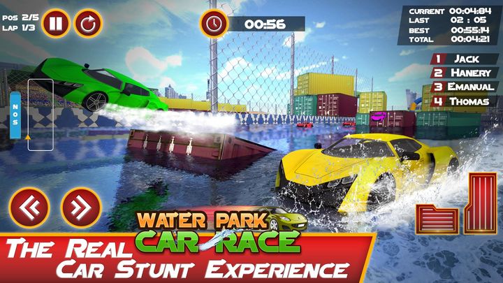 Screenshot 1 of Real GT Stunt Water Park Car Surfing 1.2