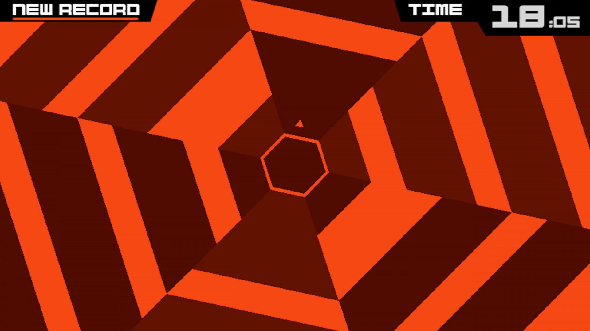 Super Hexagon ゲームのスクリーンショット