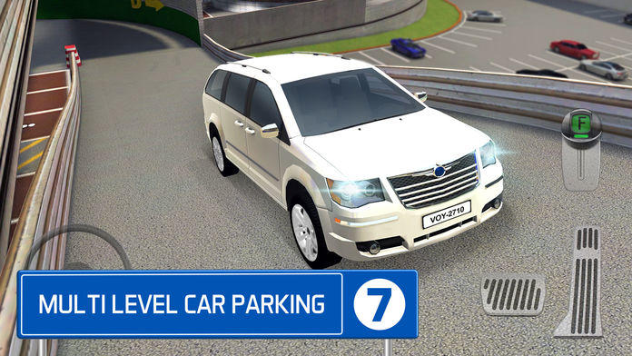 Multi Level 7 Car Parking Garage Park Training Lot Game Screenshot