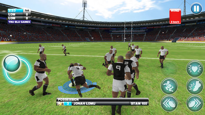 Jonah Lomu Rugby Challenge: Quick Match遊戲截圖