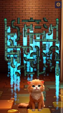 Pipe Line Puzzle - Catotopia Game Screenshot