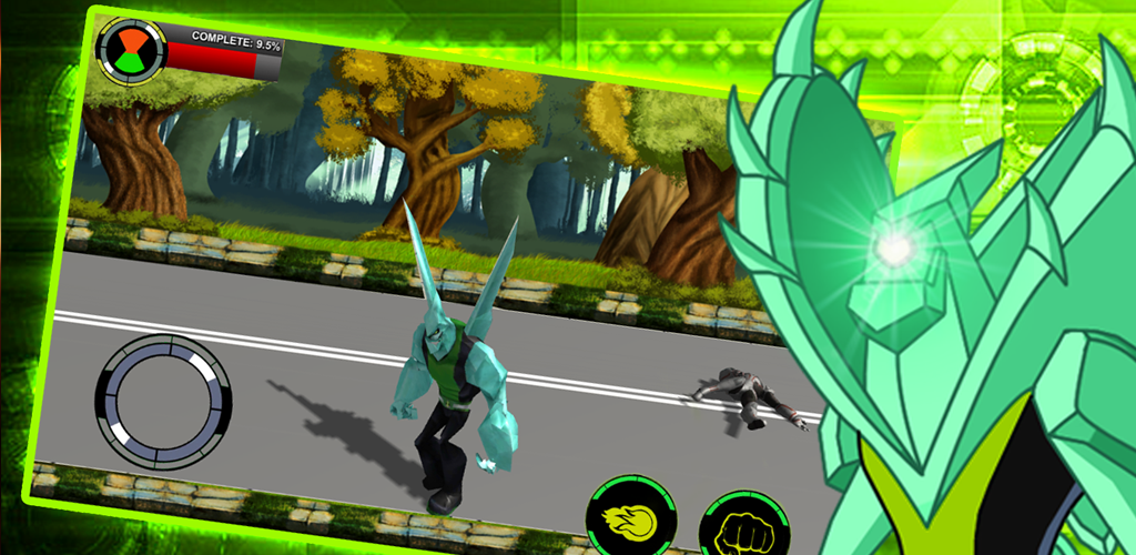 Banner of Ben Super Alien Fighter Hero : Action Game 