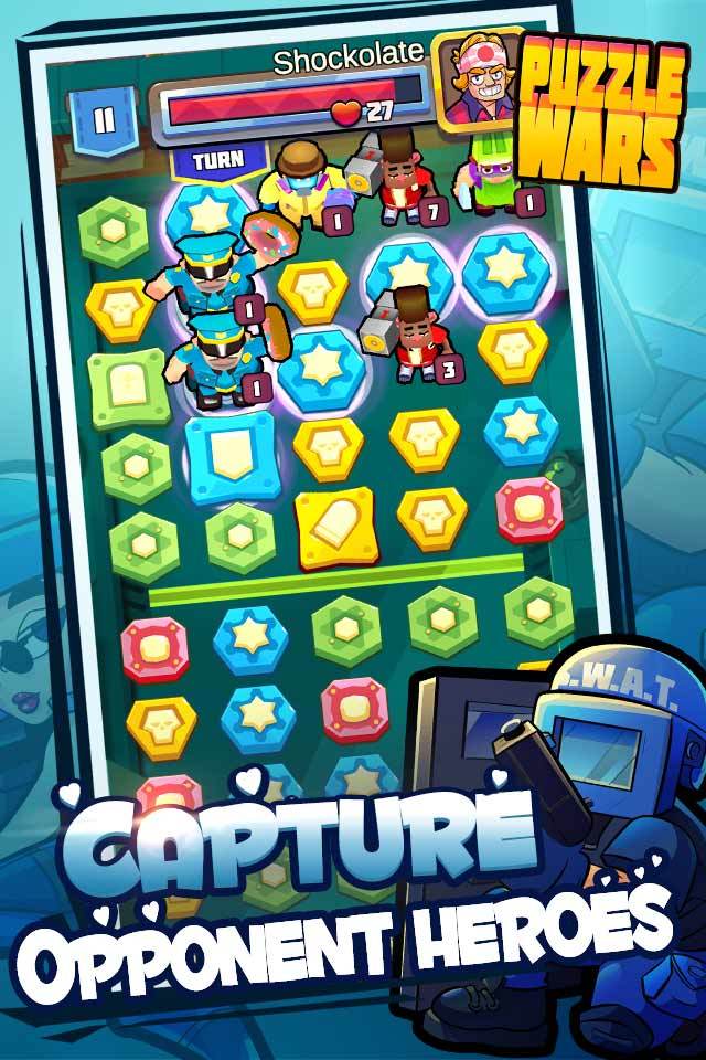 Puzzle Wars: Match 3 Battles Game Screenshot