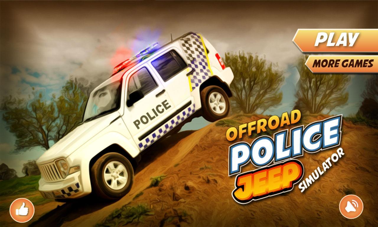 Captura de Tela do Jogo Offroad Police Jeep Simulator