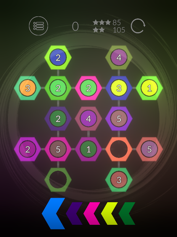 Screenshot of Mixtura: The Color Puzzle Game