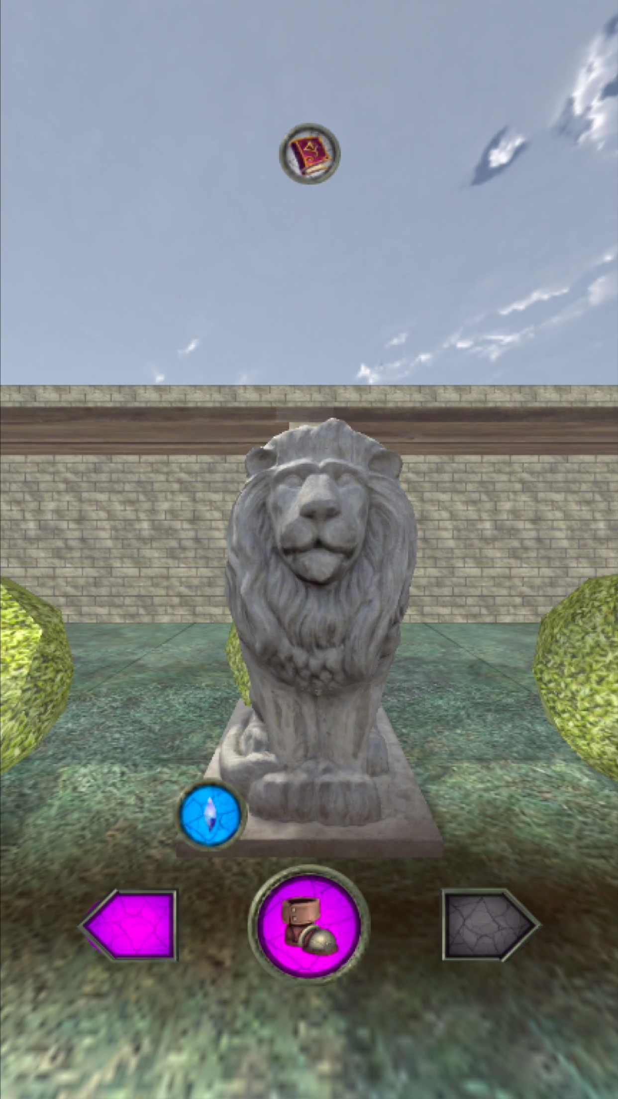 Escape from Lion Courtyard Game Screenshot