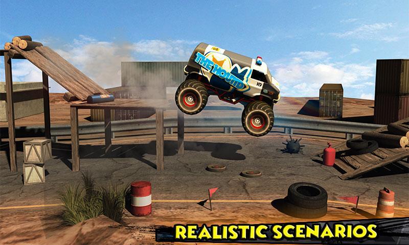 Monster Truck Rider 3D Game Screenshot