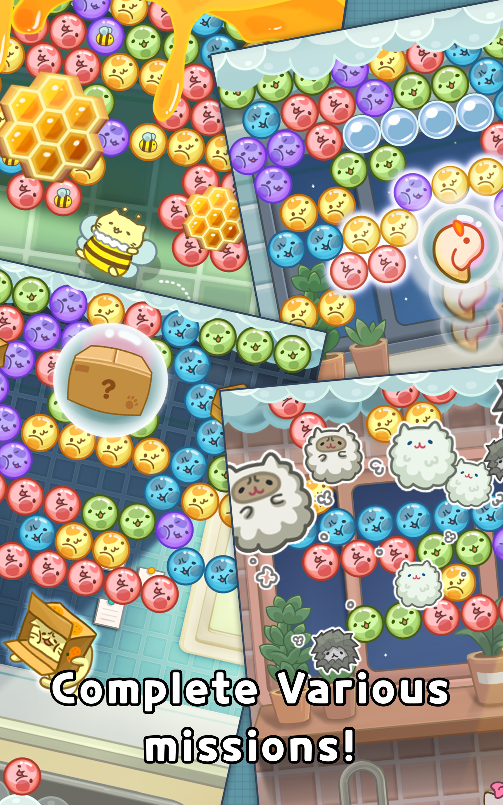 MitchiriNeko Bubble: Shooter Game Screenshot