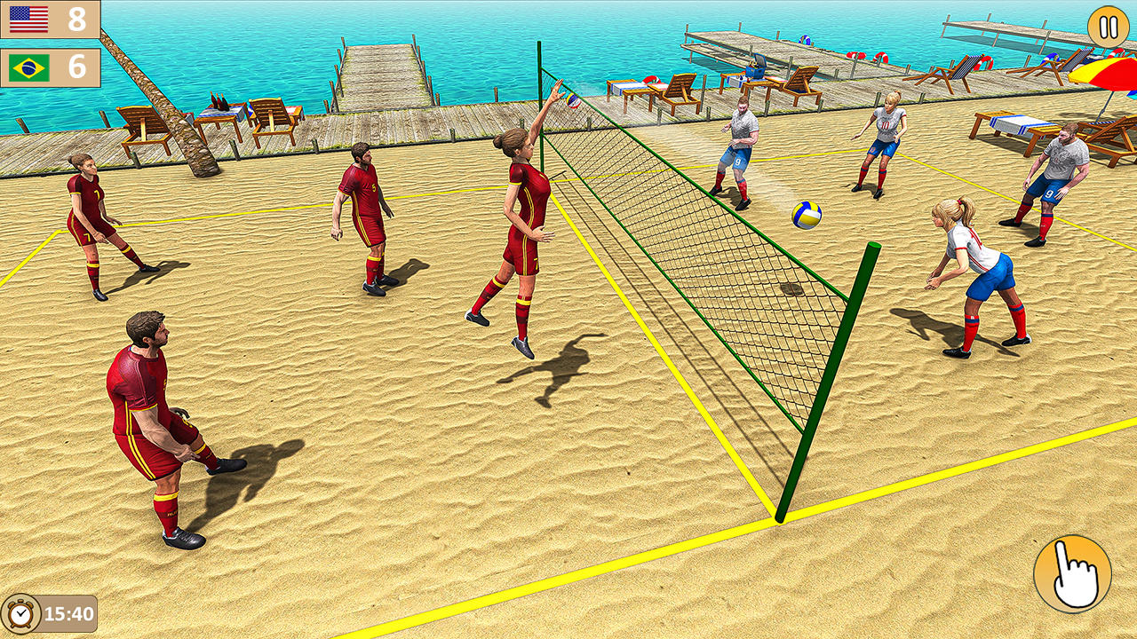 Volleyball 3D Champions Games遊戲截圖