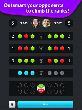 True or False: Quiz Battle Game Screenshot