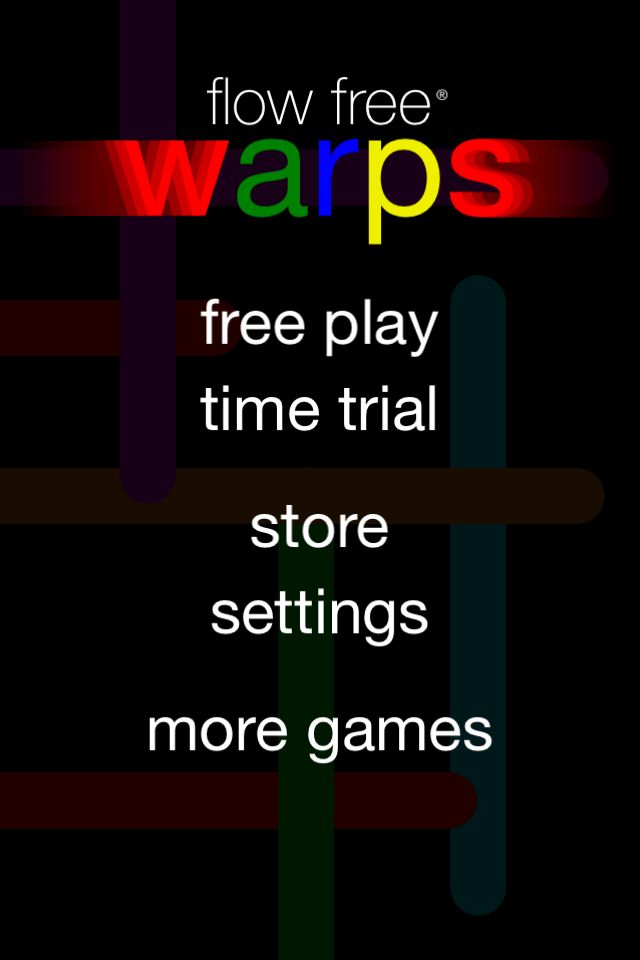 Flow Free: Warps screenshot game
