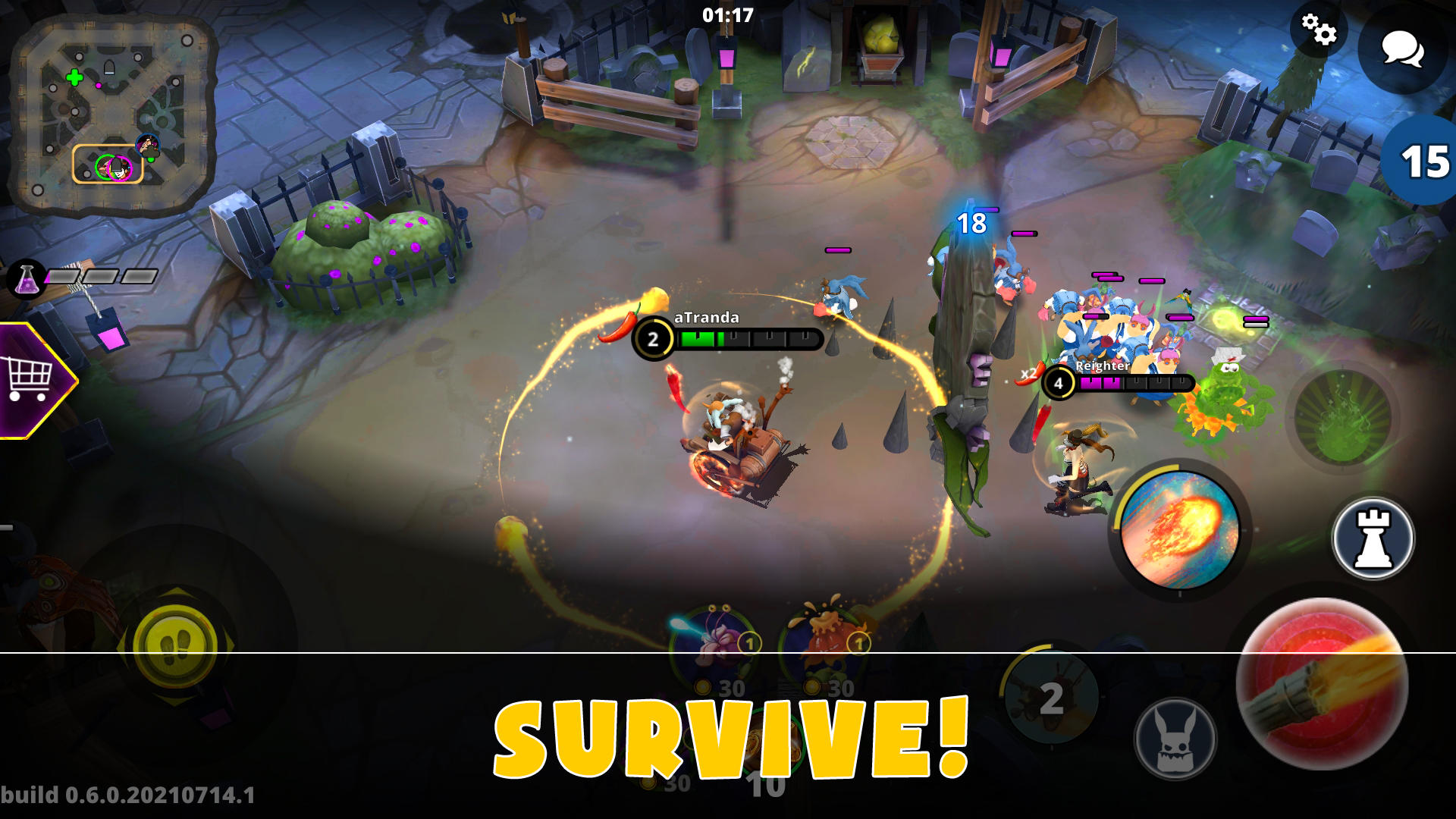Screenshot of Survival MOBA