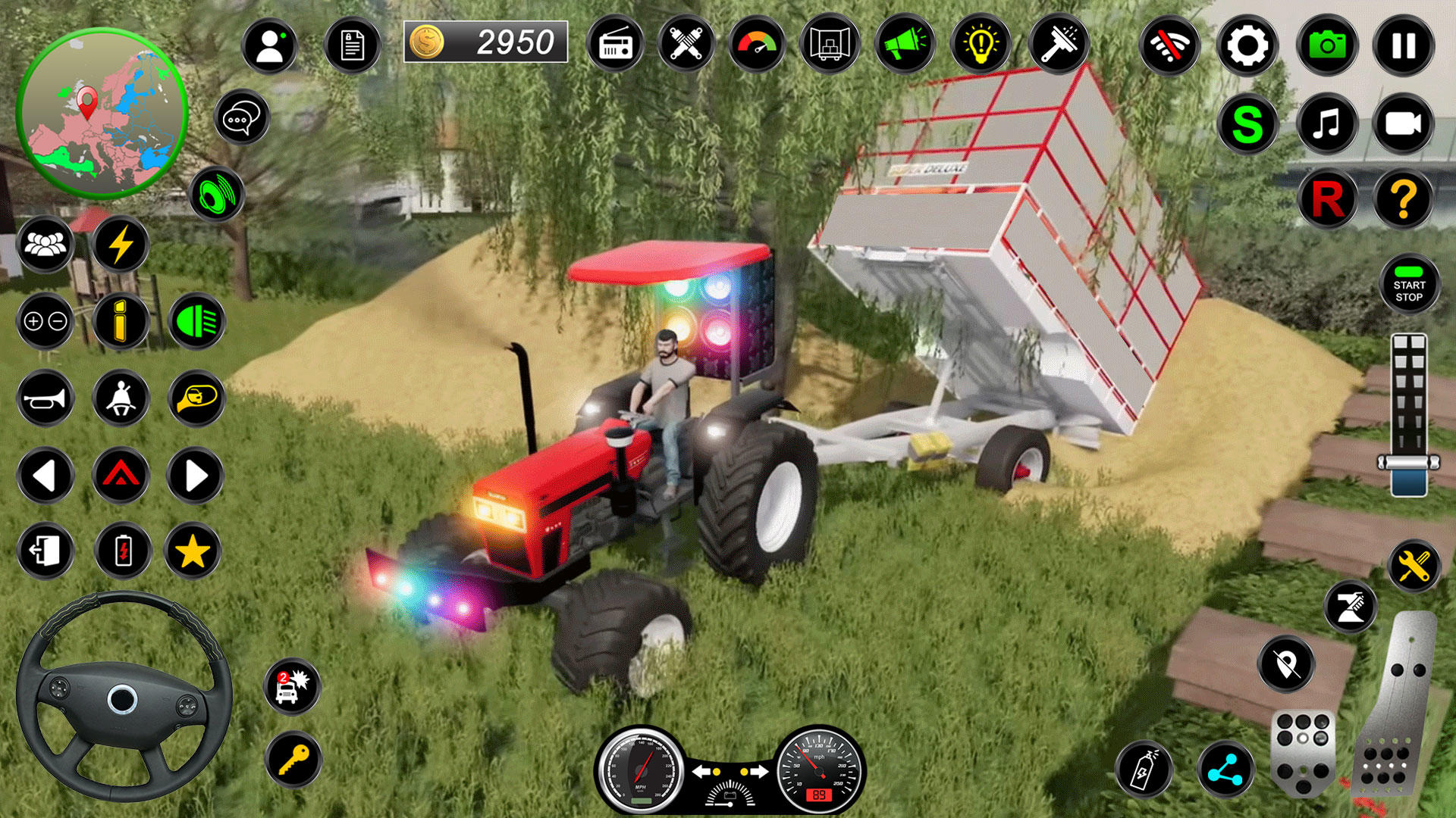 Screenshot of Indian Tractor Farming Game 3D