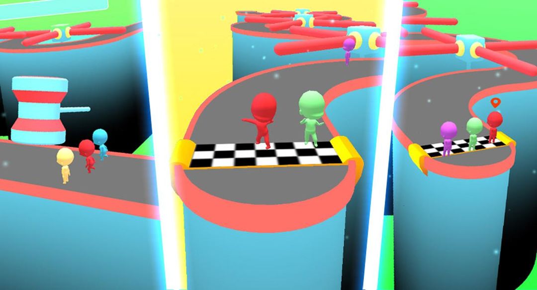 Screenshot of Funny Race : Fun Human 3D Run