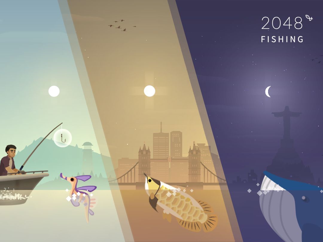 Screenshot of 2048 Fishing
