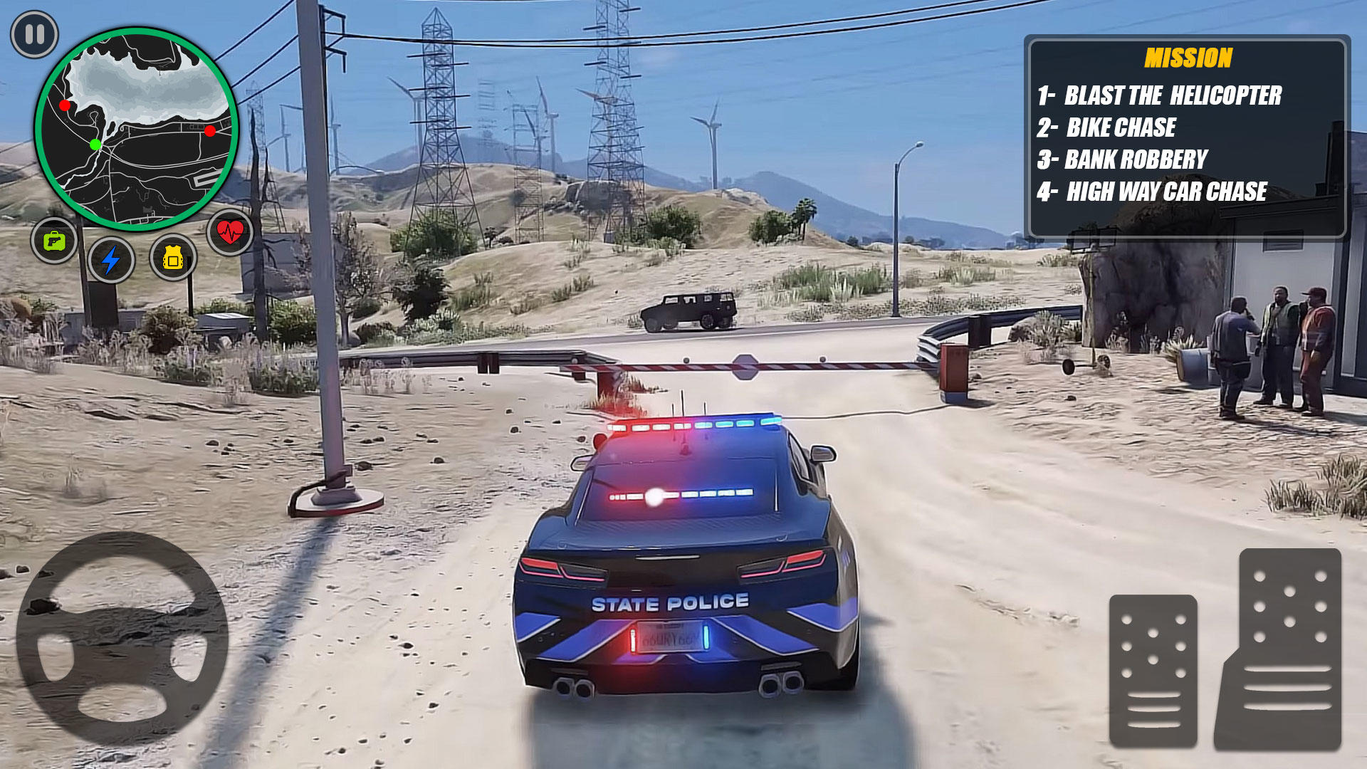 Screenshot of Police Car Chase Criminal Game