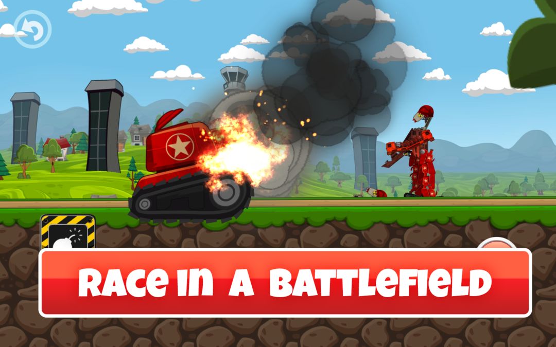 Mini Tanks World War Hero Race screenshot game