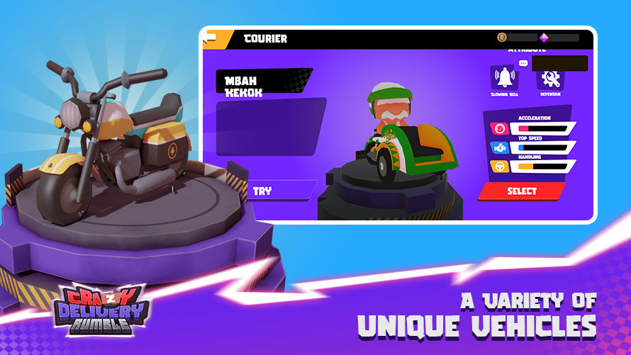 Screenshot of Crazy Delivery Rumble