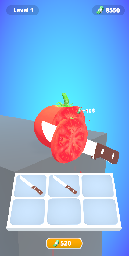 Merge Knife 3D Game Screenshot