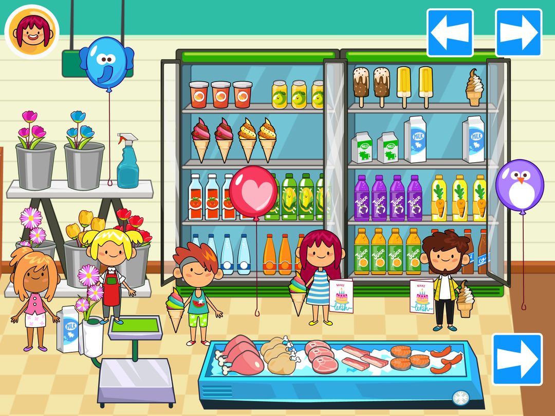 Screenshot of My Pretend Grocery Store Games