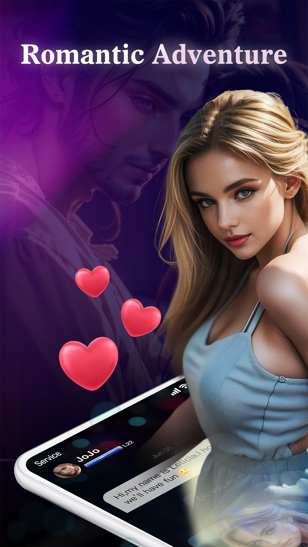AI Girlfriend Chat Dream Girl ภาพหน้าจอเกม