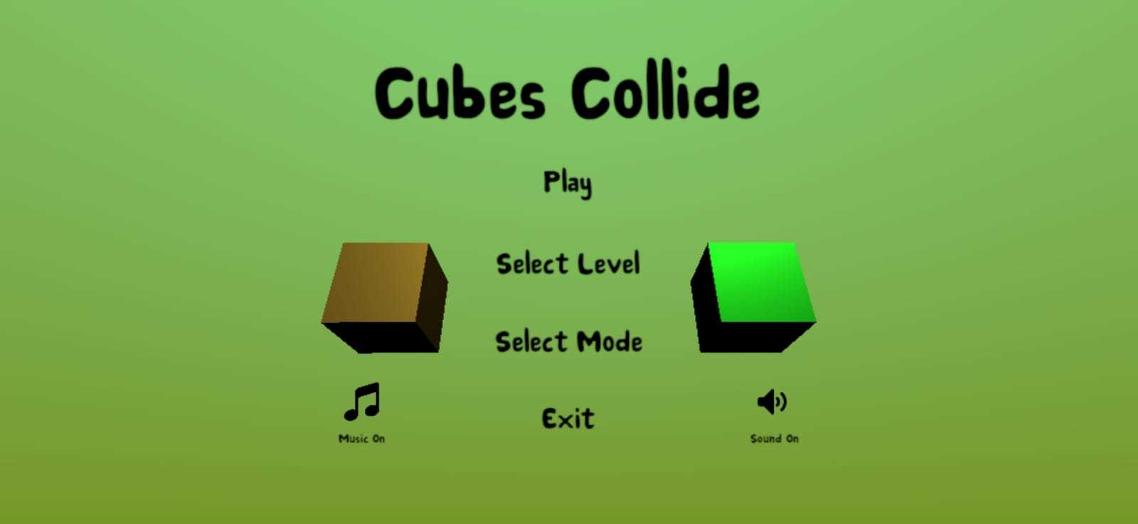 Screenshot of Cubes Collide