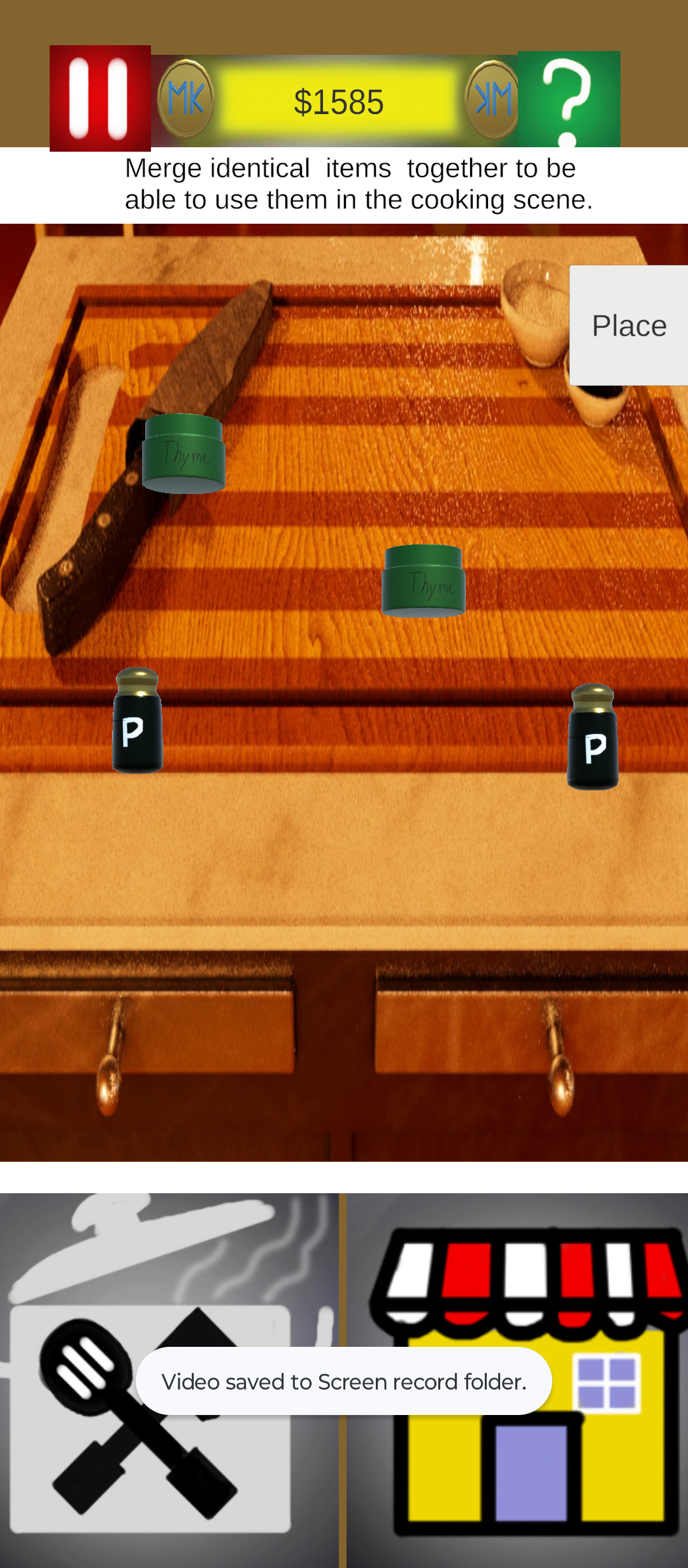 Merge Kitchens Game Screenshot