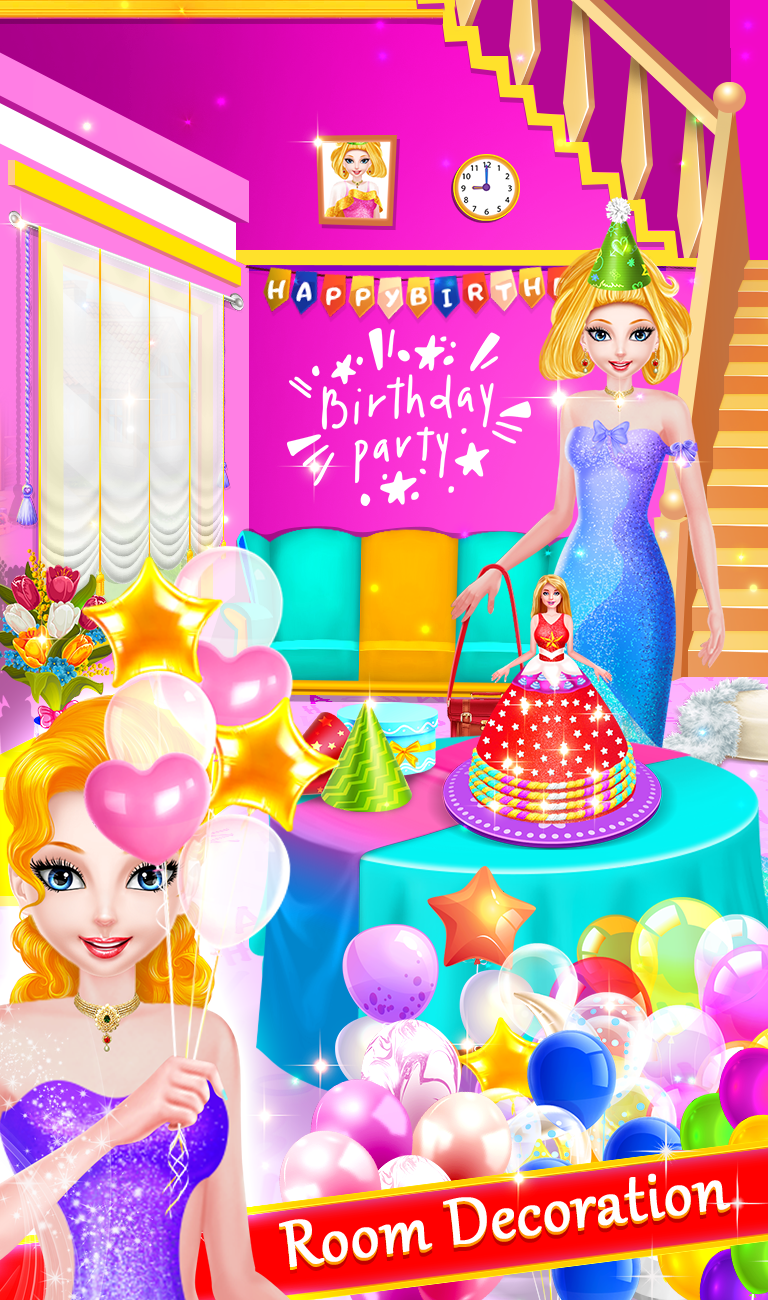 Princess Birthday Cake Party S ภาพหน้าจอเกม