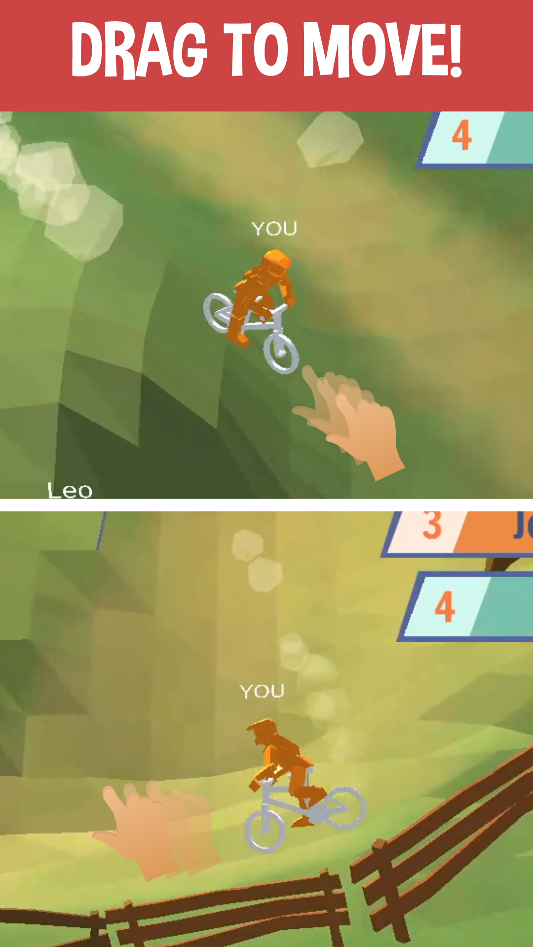 Hill Down Race screenshot game