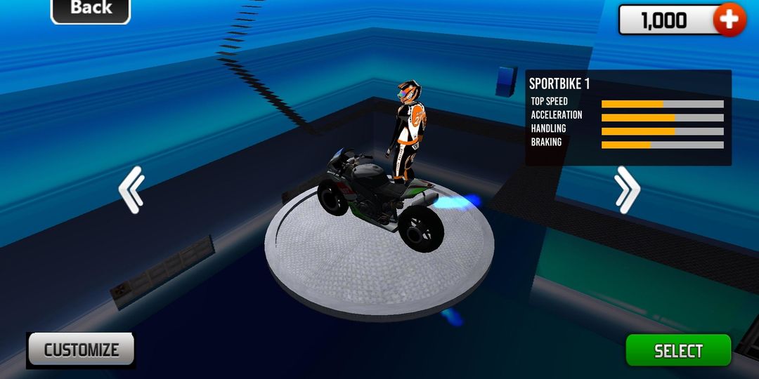 Bike race screenshot game