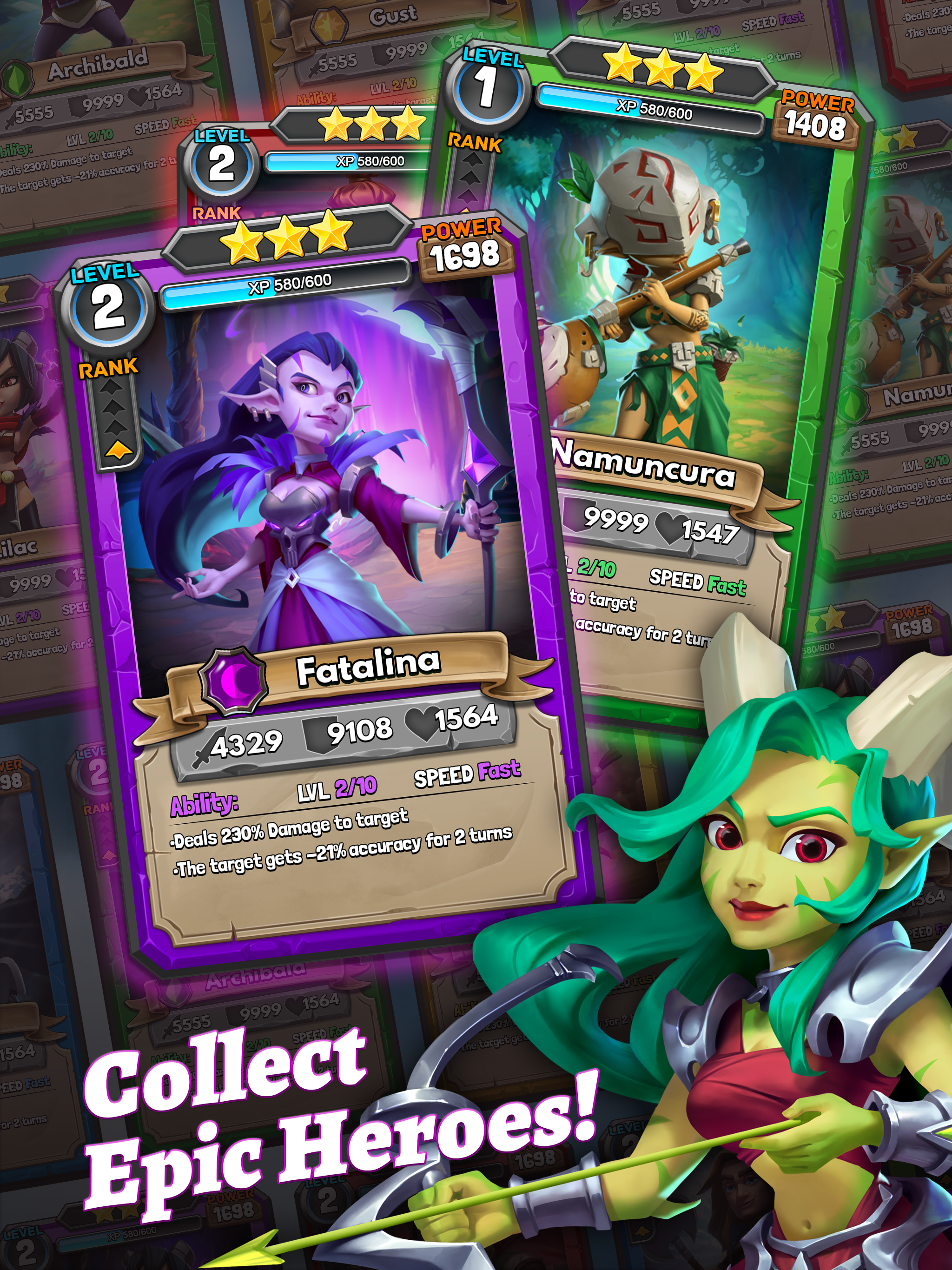 Dragon Strike: Puzzle RPG Game Screenshot