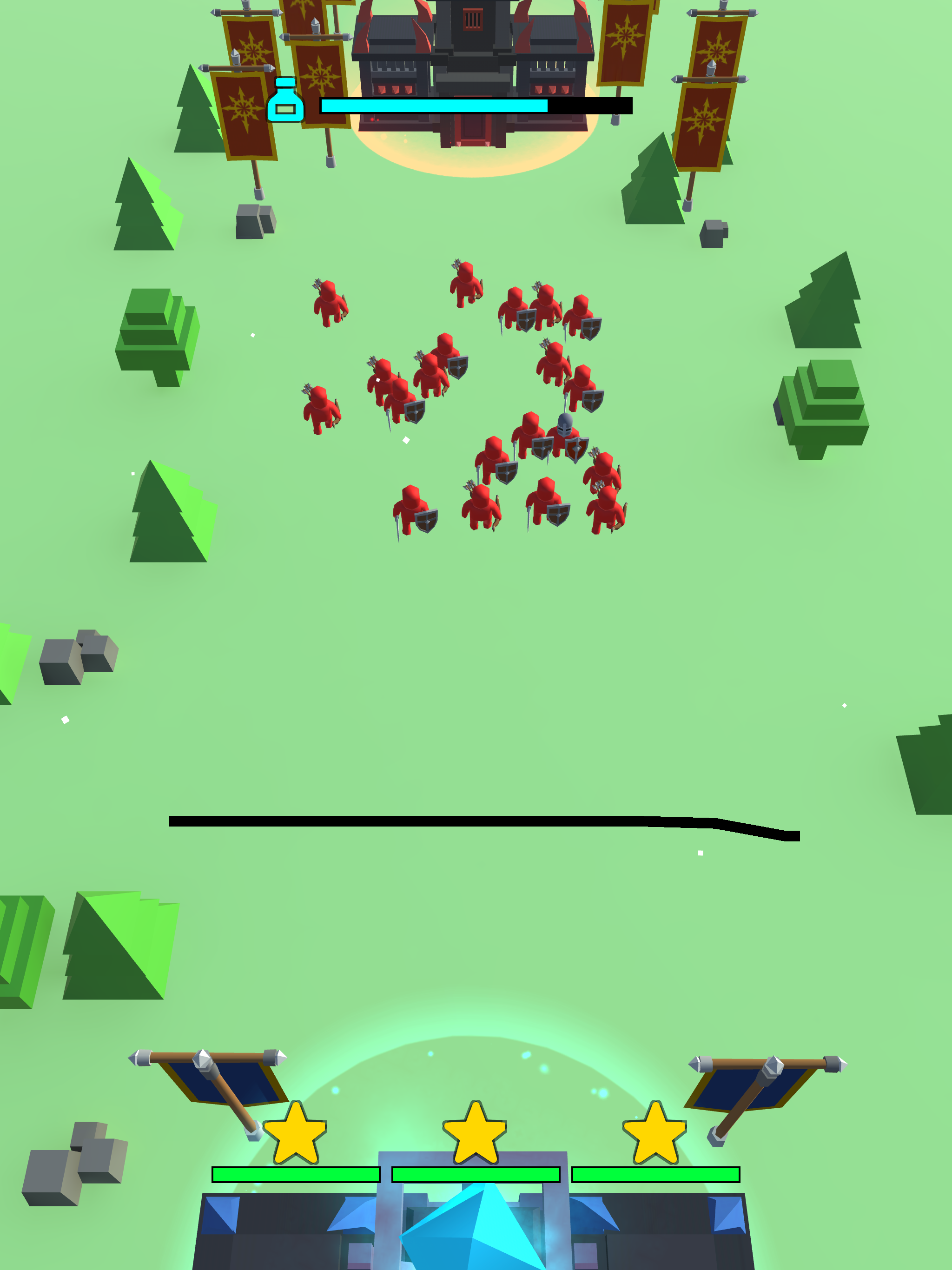 Draw Defence Game Screenshot