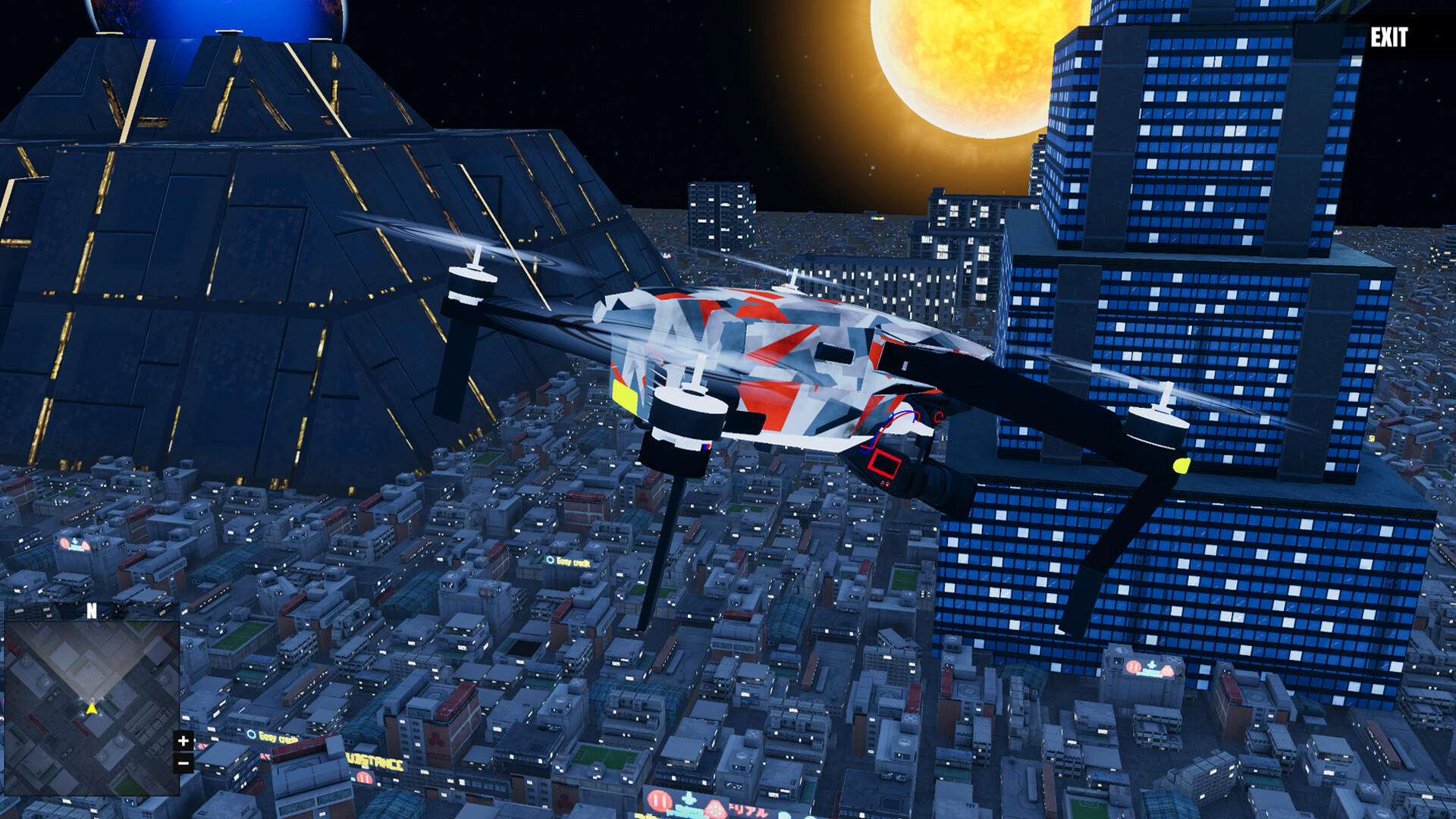 Drone Flight Simulator Online 게임 스크린 샷