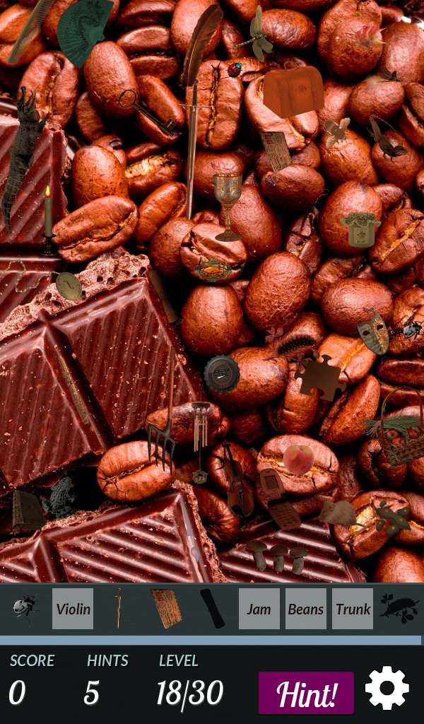 Cuplikan Layar Game Hidden Object - Coffee Shop