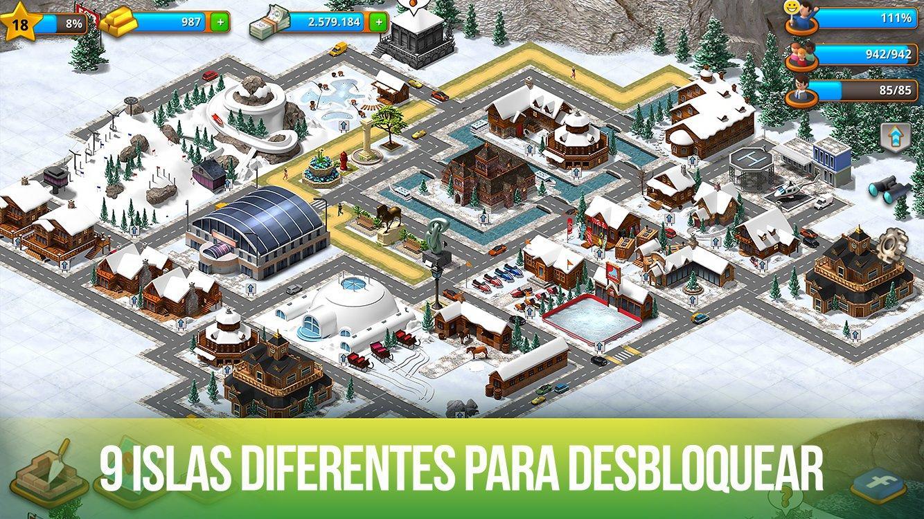 Captura de Pantalla del Juego Paradise City: Building Sim