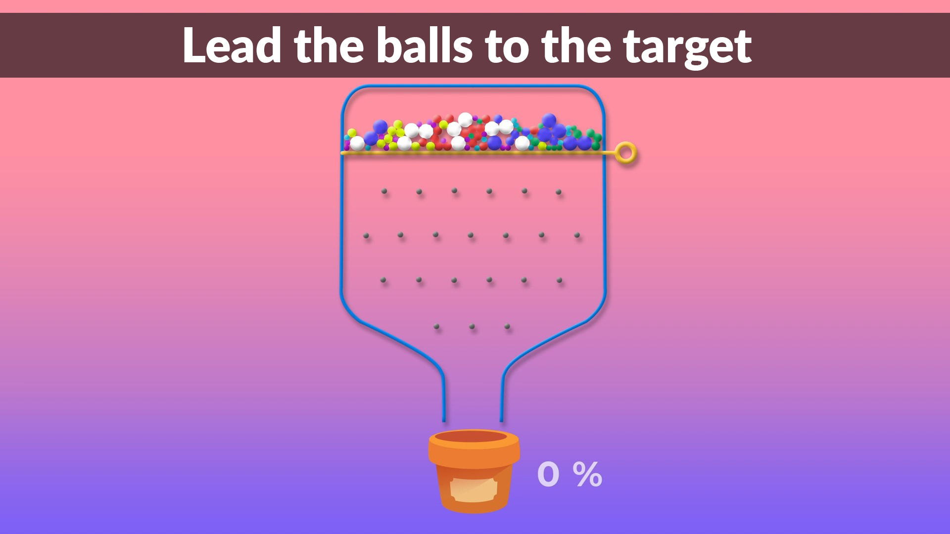 Screenshot of Garden Balls - Pin Pull Games