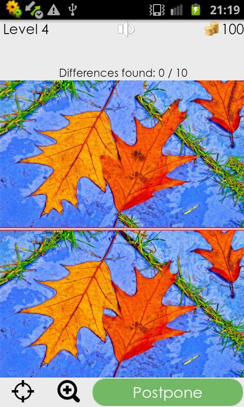 Find 10 Differences Game Screenshot