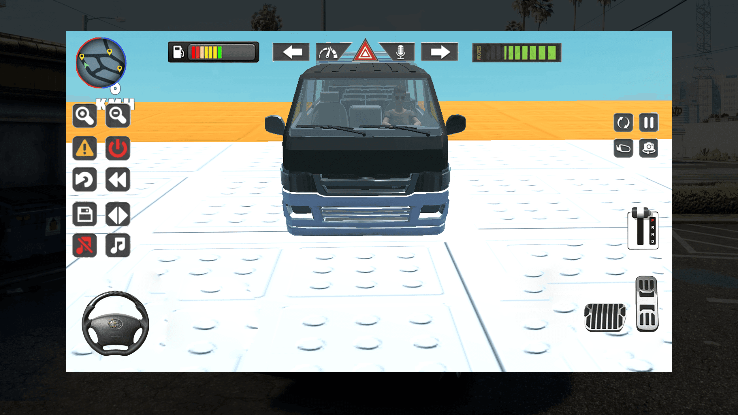 Van Toyota Hiace Simulator ภาพหน้าจอเกม
