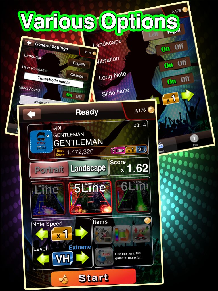 TunesHolic screenshot game