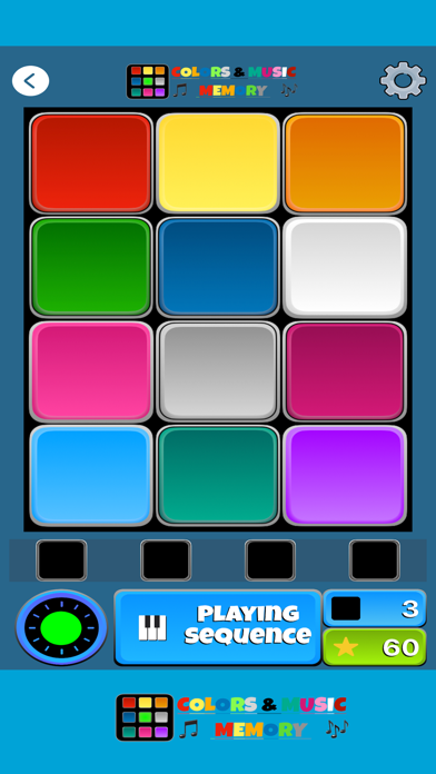 Cuplikan Layar Game Colors & Music Memory