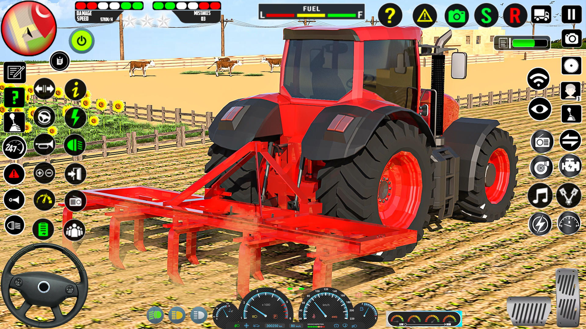 Farming Tractor Game Simulator Game Screenshot