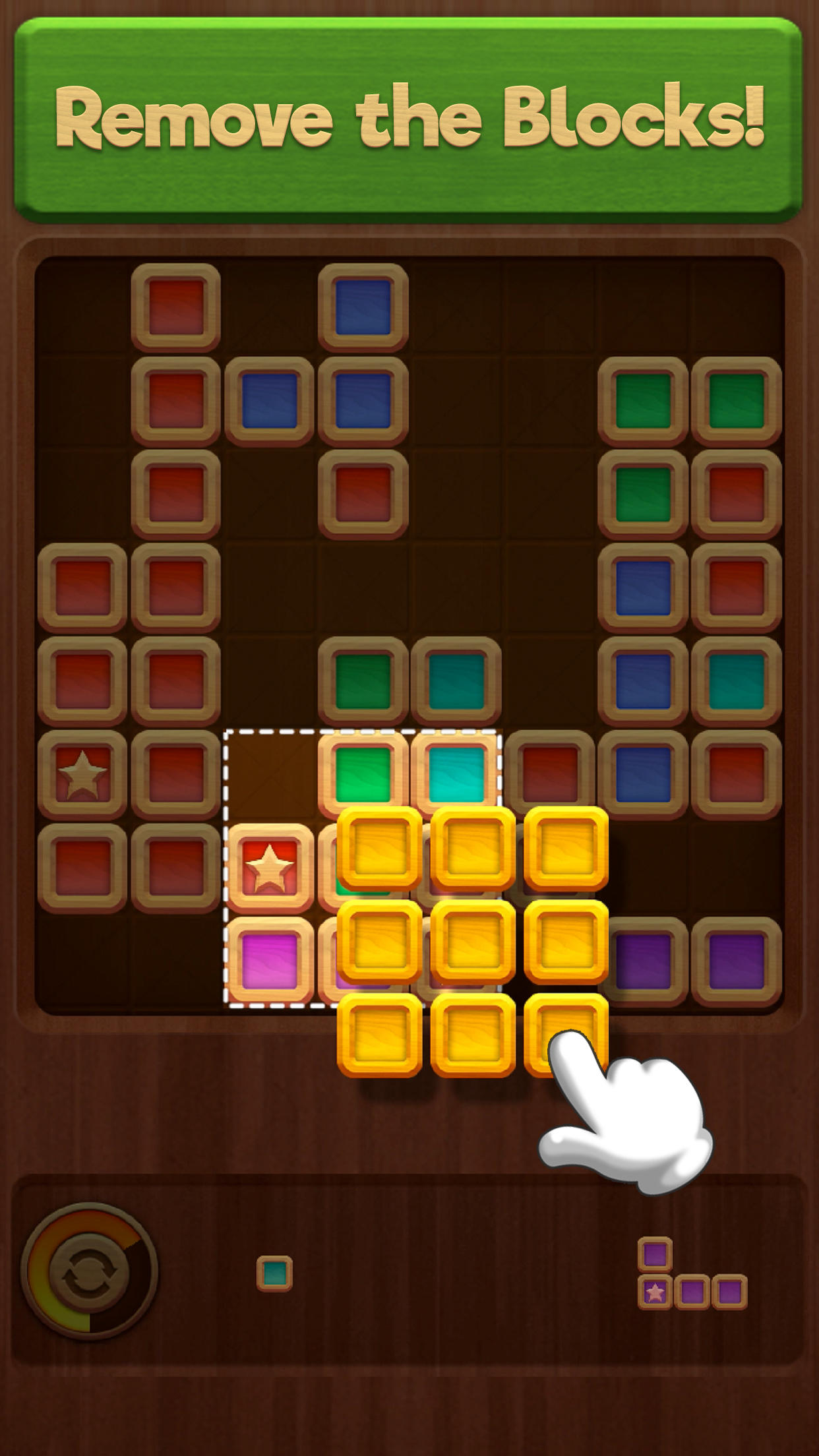 Block Puzzle: Star Finder Game Screenshot
