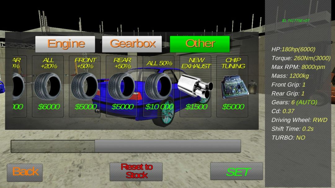 Drag Racing: Multiplayer 게임 스크린 샷