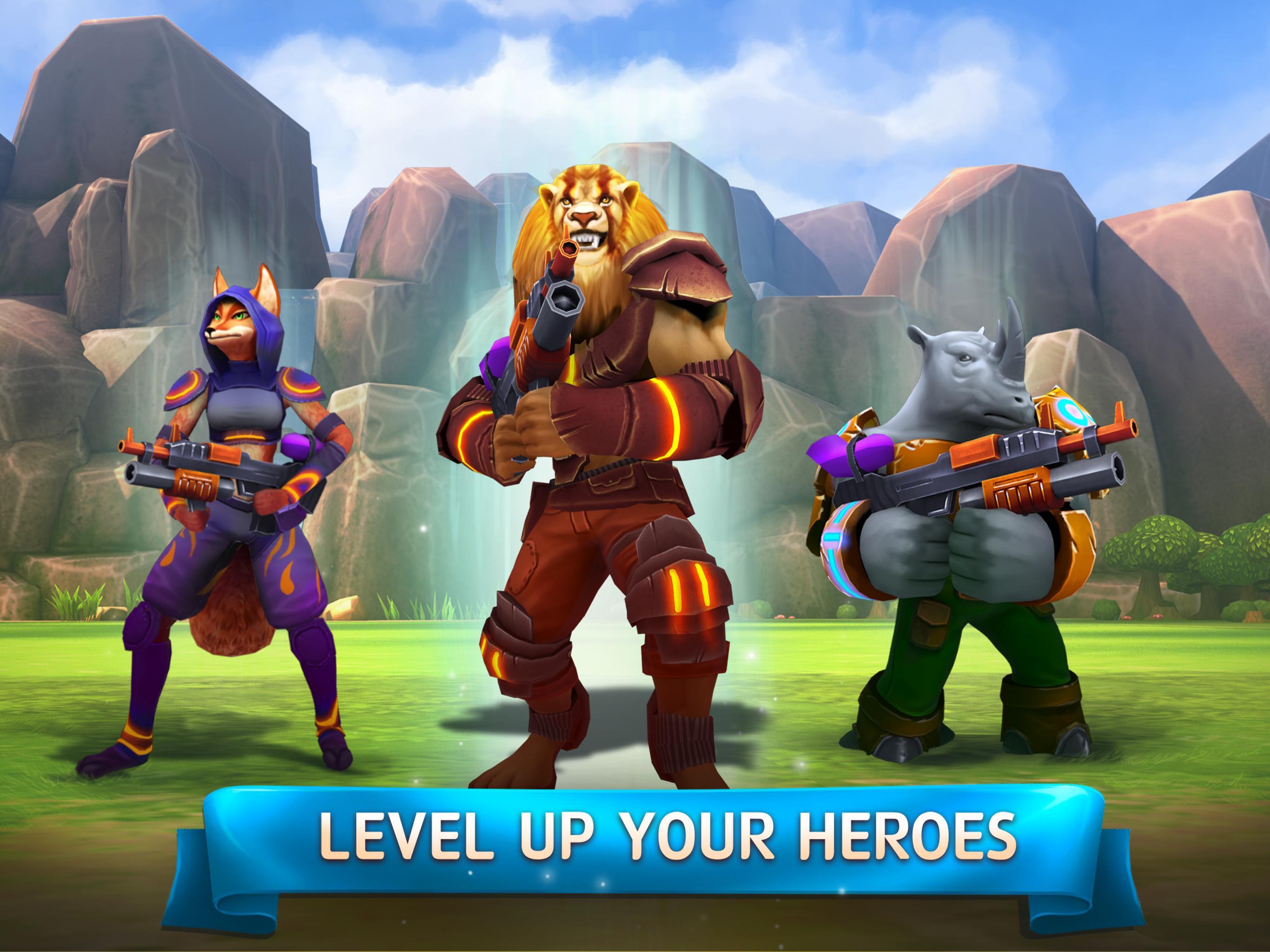 Jungle Paintball Game Screenshot