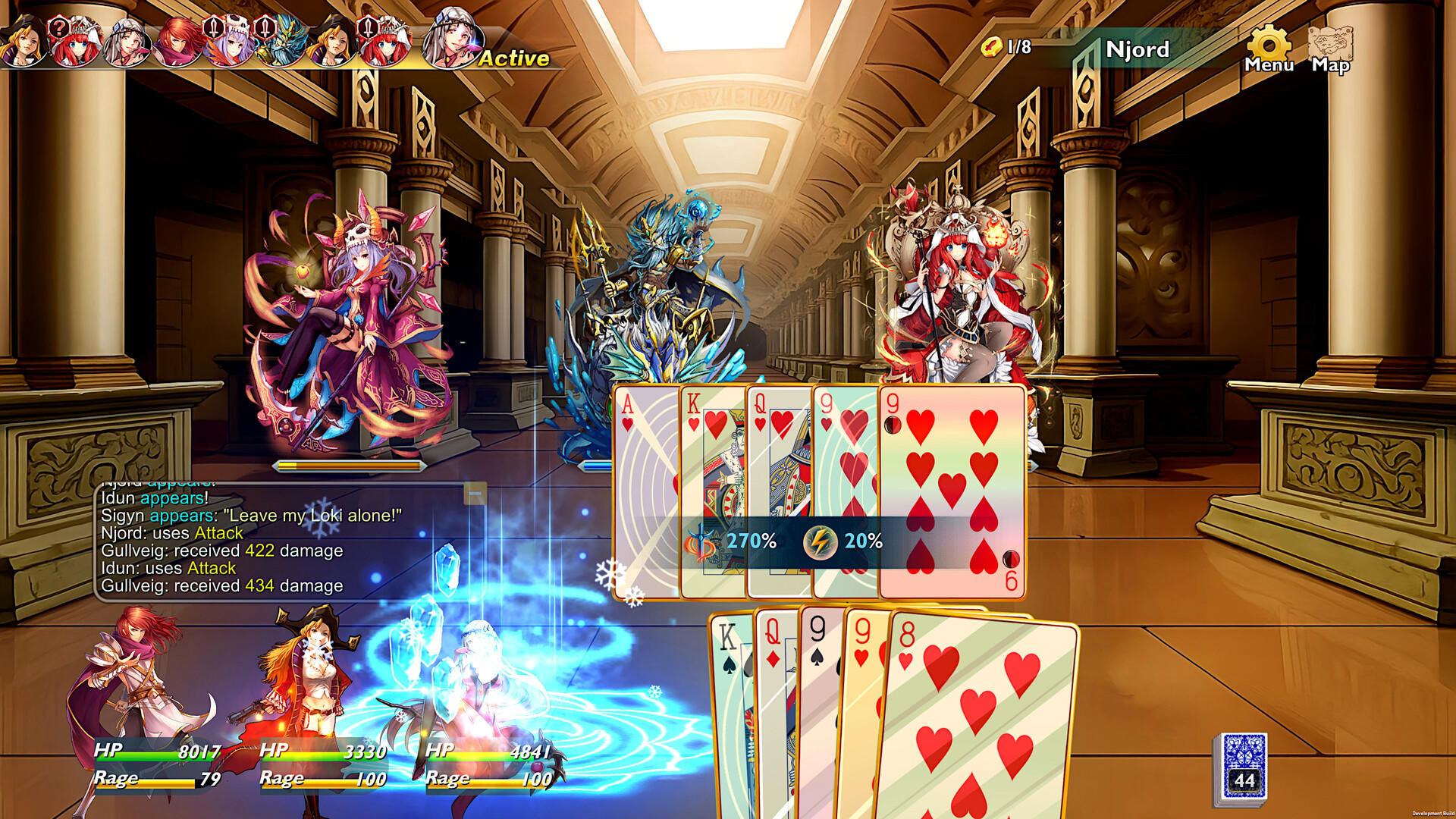 Eternal Dreams: Poker RPG Game Screenshot