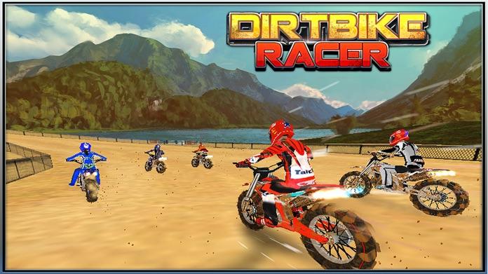 Dirt Bike Motorcycle Race Game Screenshot